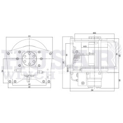 Купить Лебедка гидравлическая Husar BST 3300 lbs